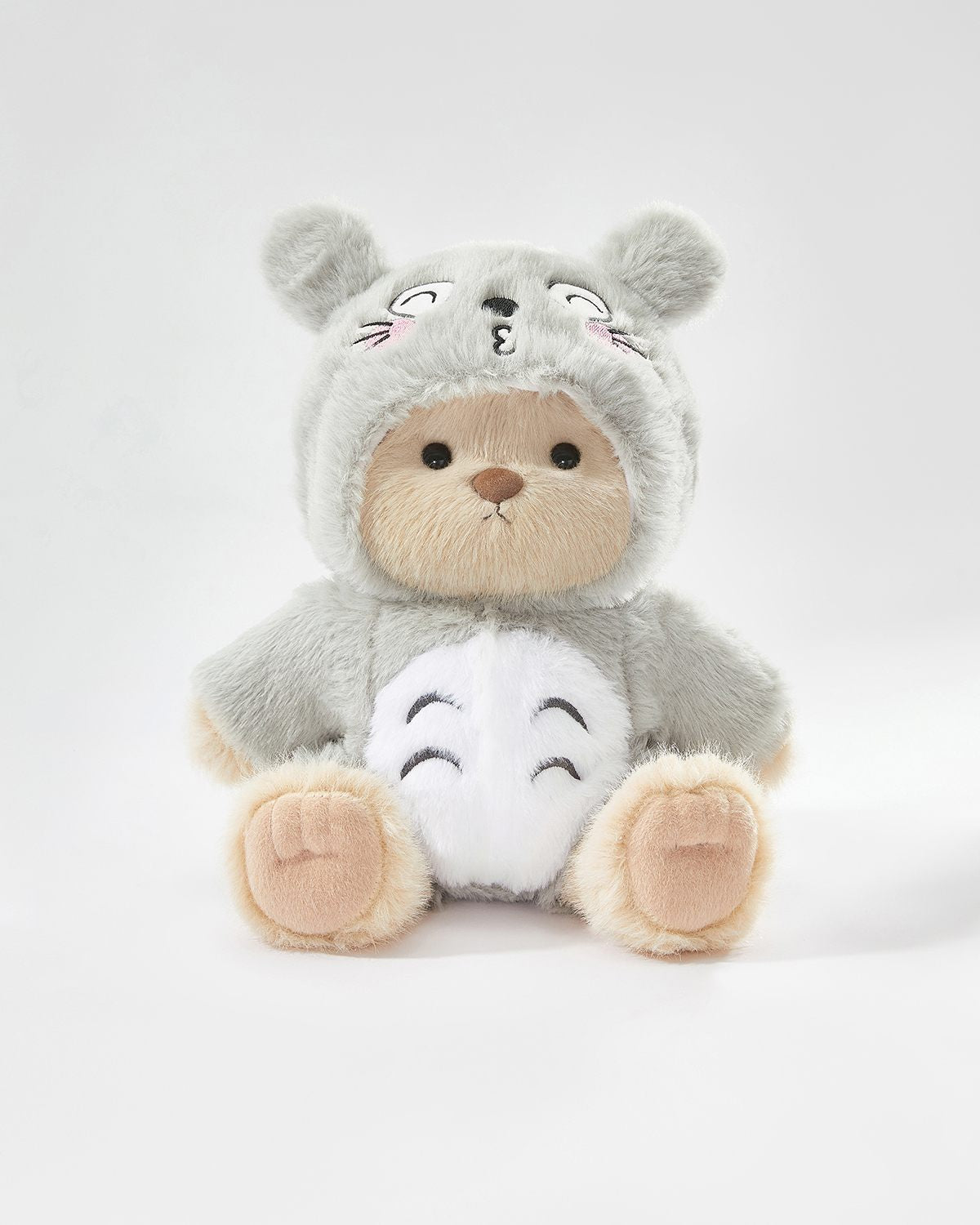 Teddy Bear & Gray Totoro Jumpsuit - 12 Inches
