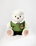 Teddy Bear & Green Vest Uniform Set -12 Inches