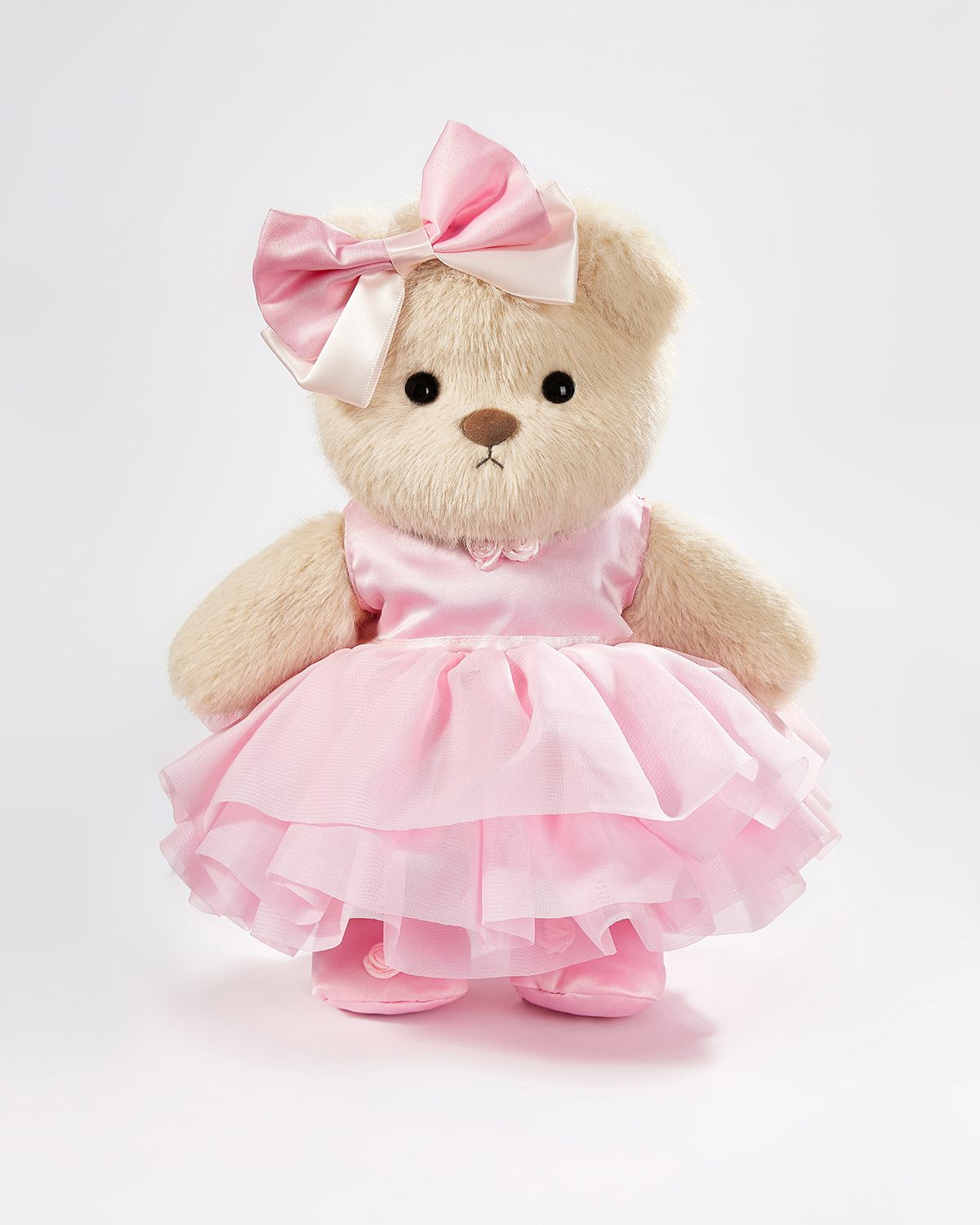Sett ta' 4 Orsetti Teddy u Lbies Roża Ħelu - 12-il Pulzier