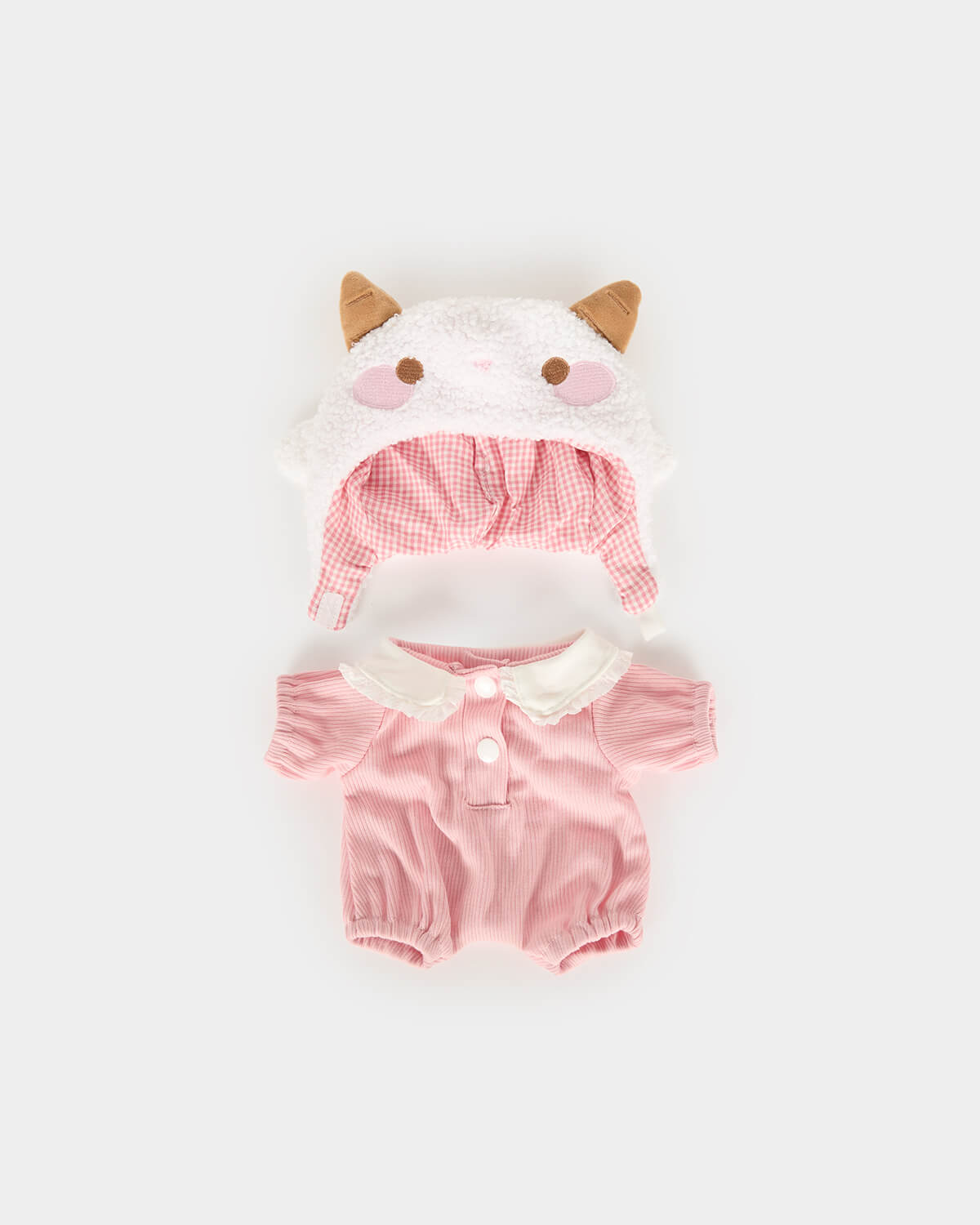 Pink Lamb Suspender Set - 12 Inches