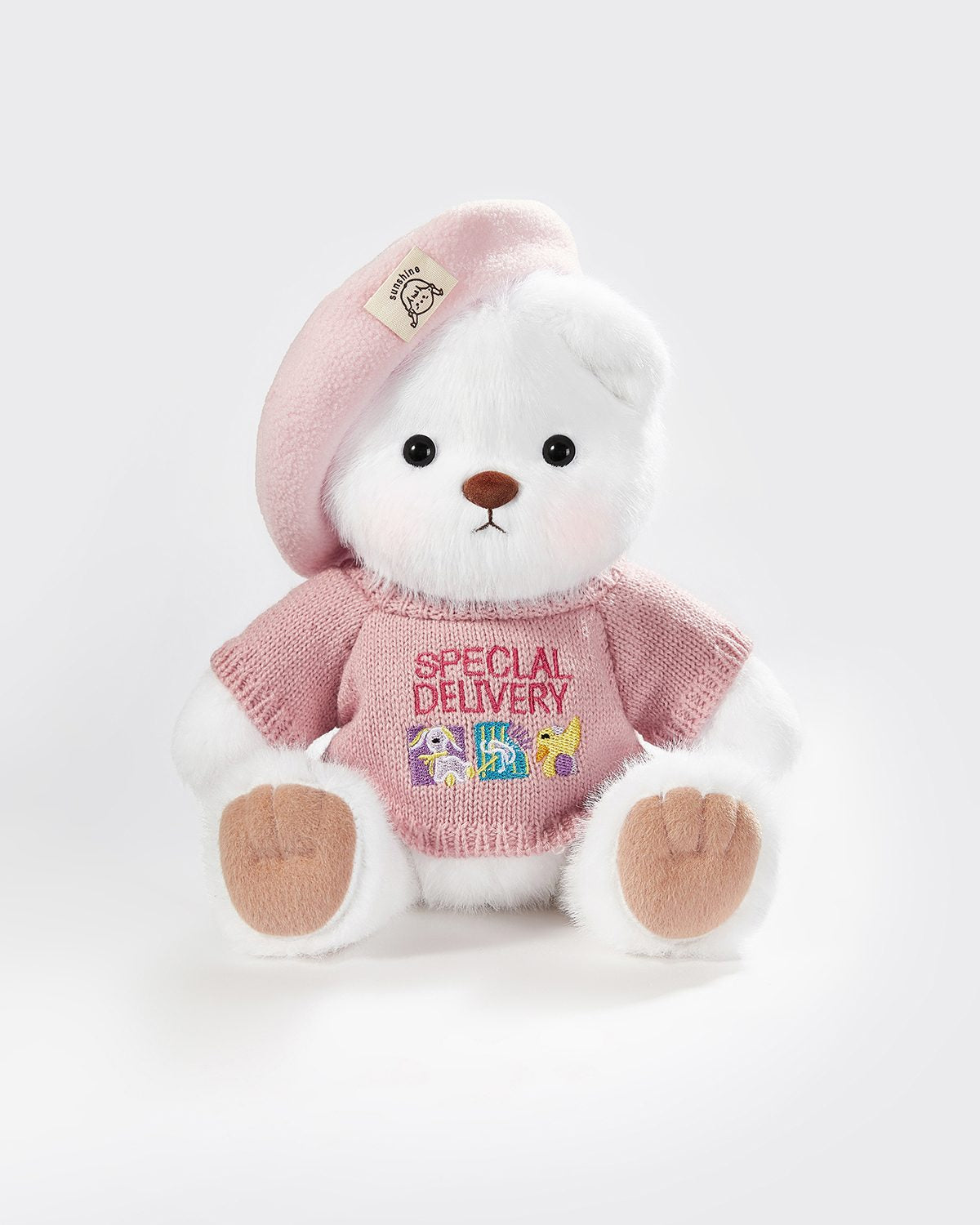 Teddy Bear & Pink Sweater Set - 12 Inches