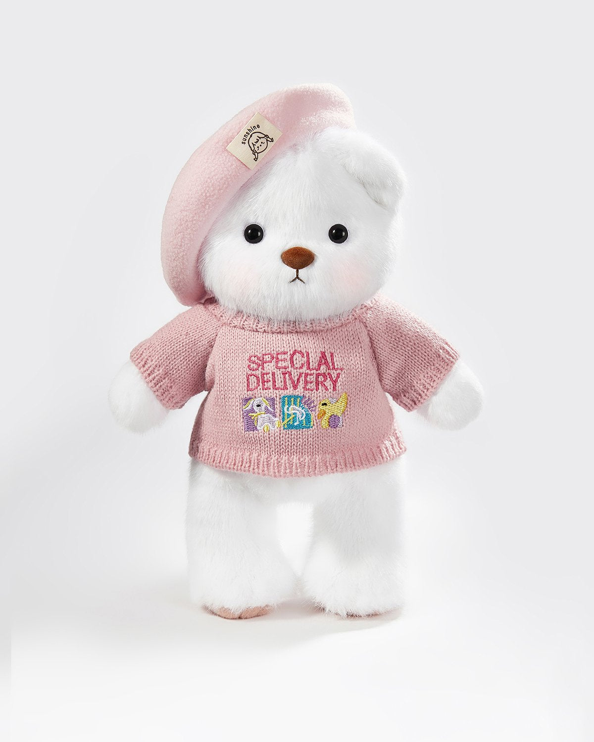 Teddy Bear & Pink Sweater Set - 12 Inches