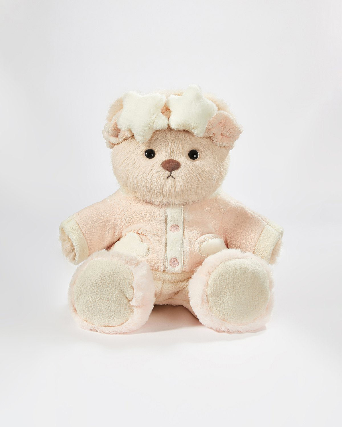 Teddy Bear & Pink Winter Pajama - 12 Inches