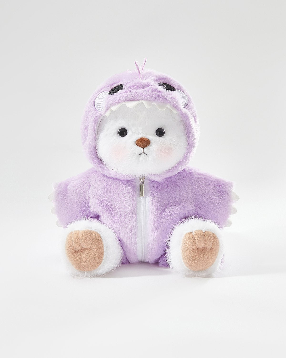 Teddy Bear & Purple Dinosaur Jumpsuit - 12 Inches