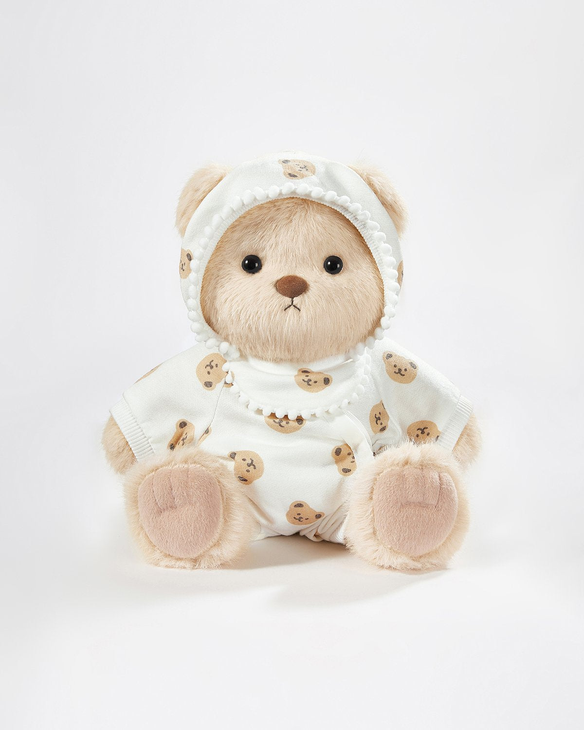 Teddy Bear & White Bear Crawler Pajama - 12 Inches