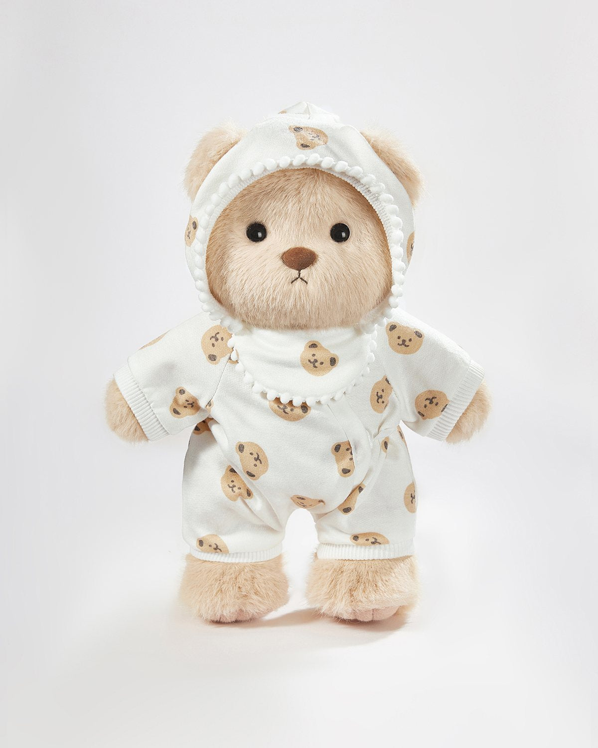 Teddy Bear & White Bear Crawler Pajama - 12 Inches