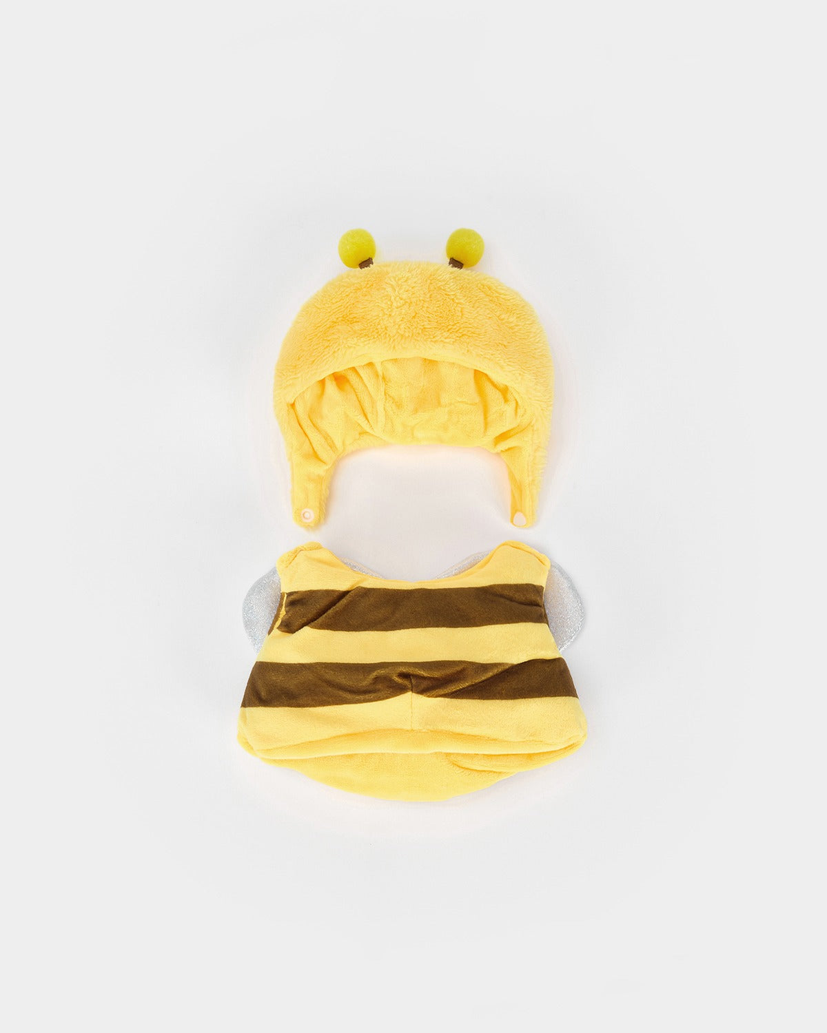 Milk Tea Short Hair Bear & Honey Bee Set - 12 Inches