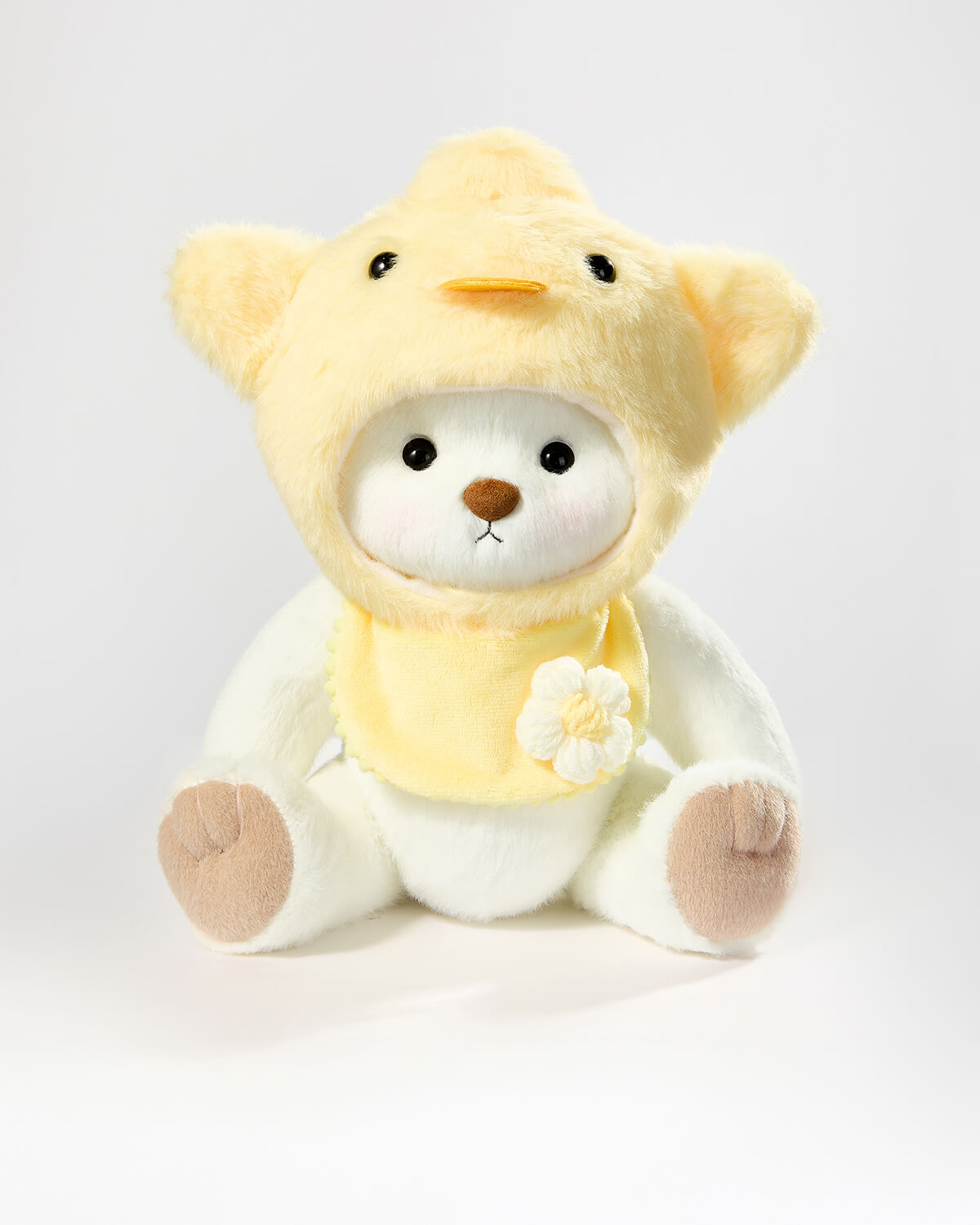 Teddy Bear & Yellow Duckling Set - 12 Inches