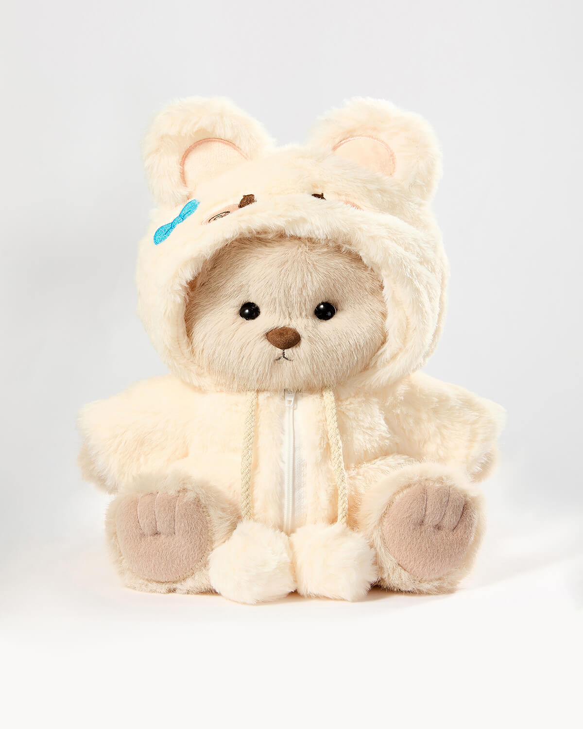 Teddy Bear & Yellow Plush Rabbit Jumpsuit - 12 Inches