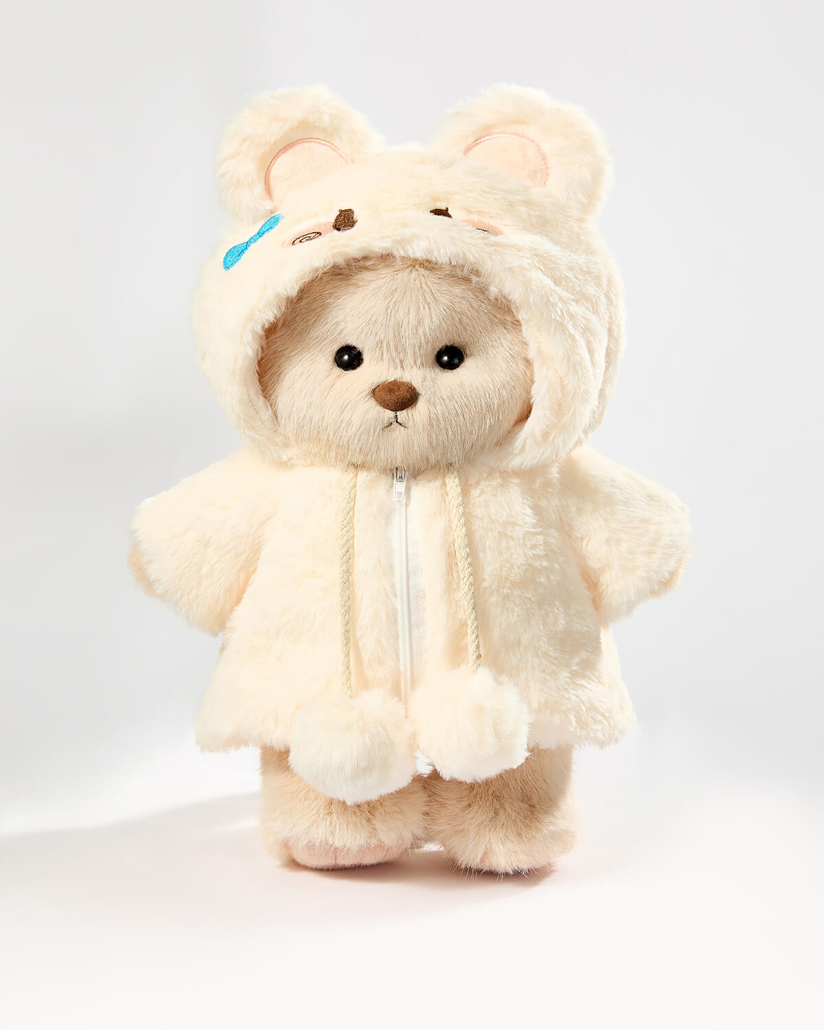 Teddy Bear & Yellow Plush Rabbit Jumpsuit - 12 Inches