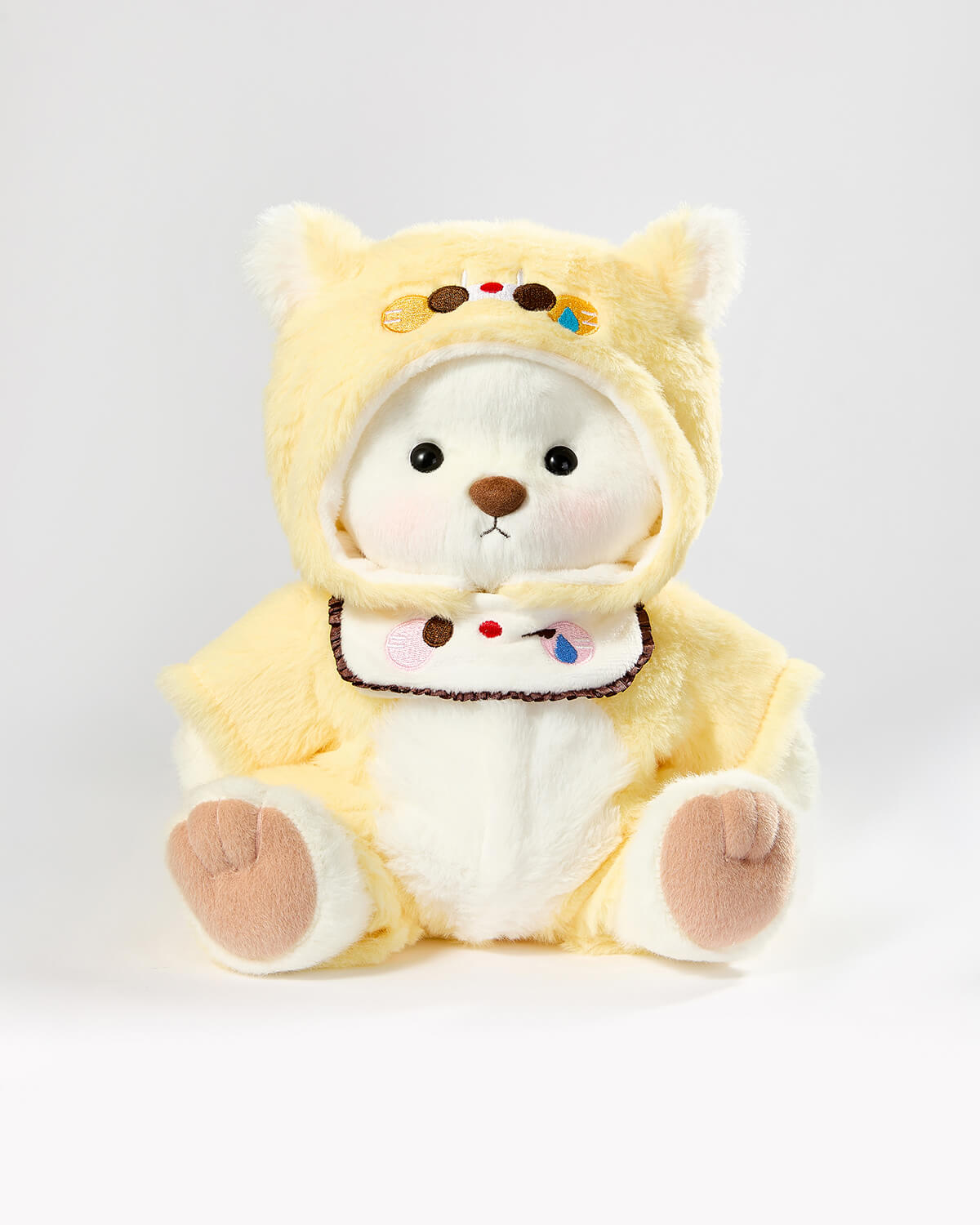 Teddy Bear & Yellow Puppy Jumpsuit - 12 Inches