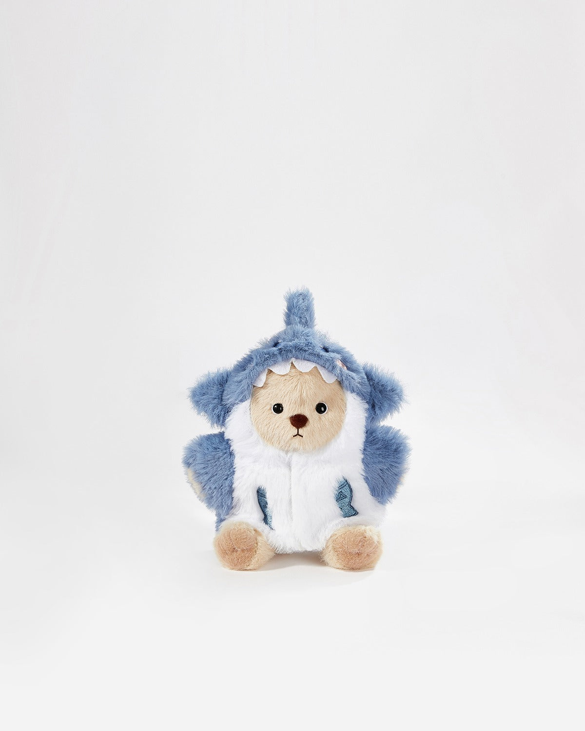 Teddy Bear & Blue Shark Set - 6 Inches