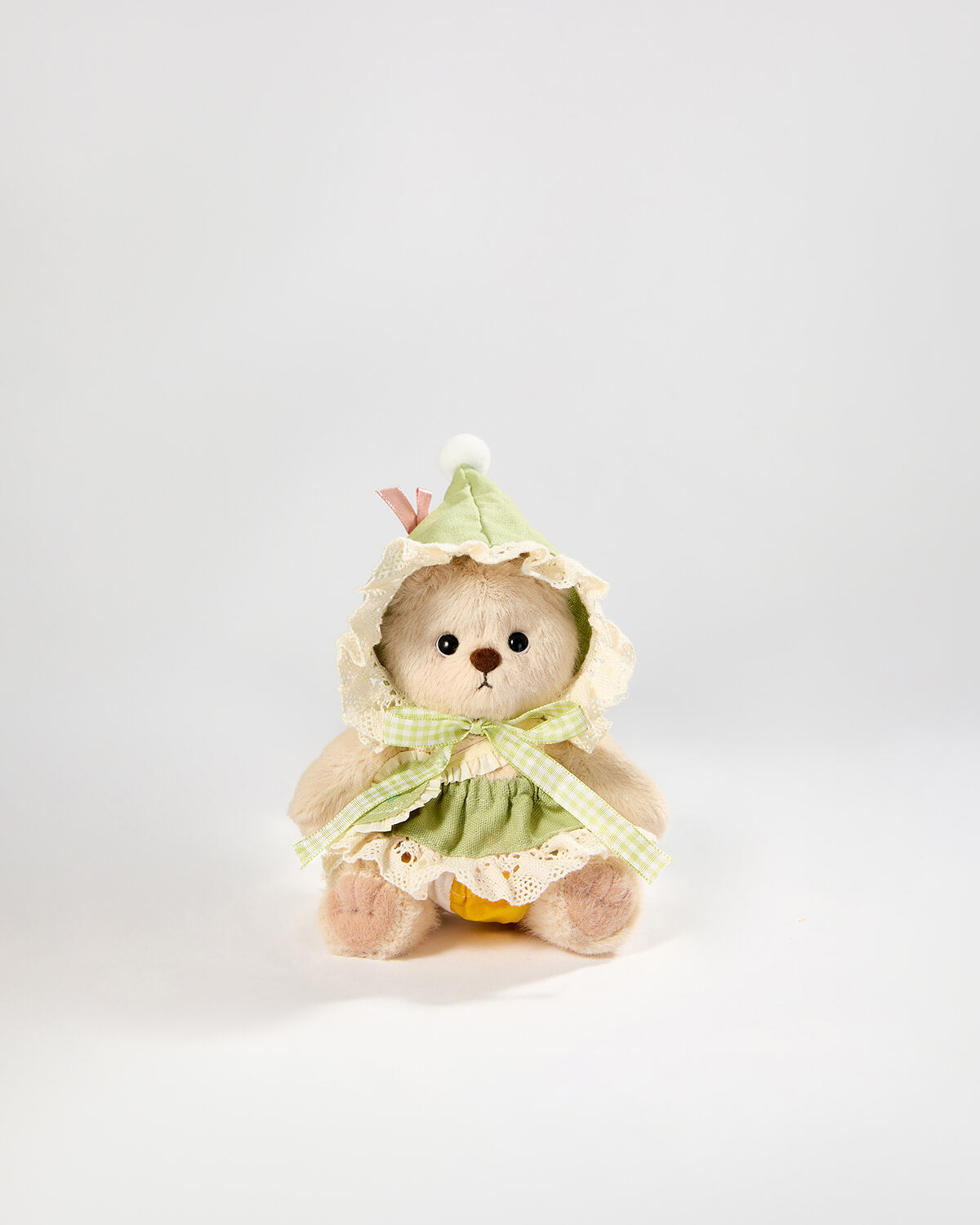 Teddy Bear & Light Green Elf Set - 6 Inches