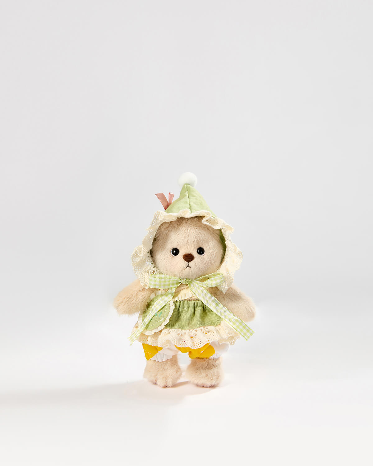 Teddy Bear & Light Green Elf Set - 6 Inches