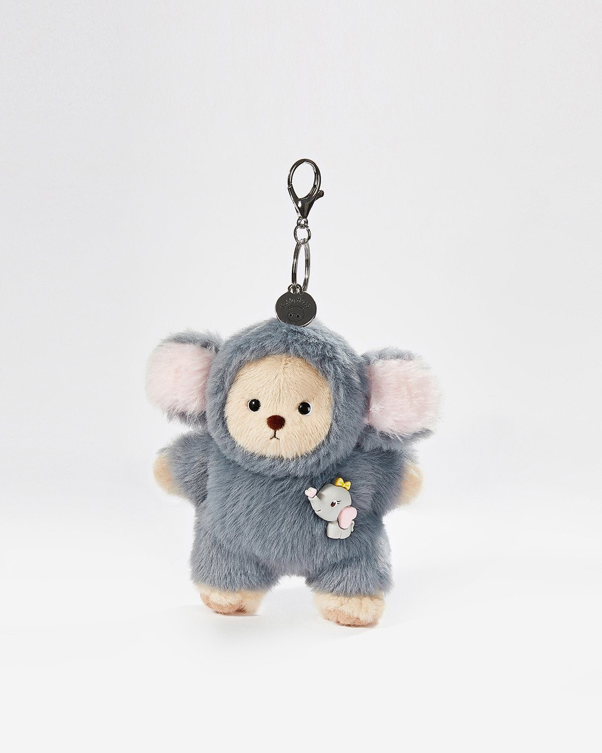 Teddy Bear & Navy Elephant Jumpsuit - 6 Inches