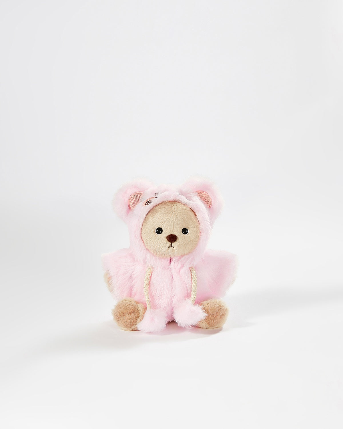Teddy Bear & Fluffy Pink Rabbit Jumpsuit - 6 Inches