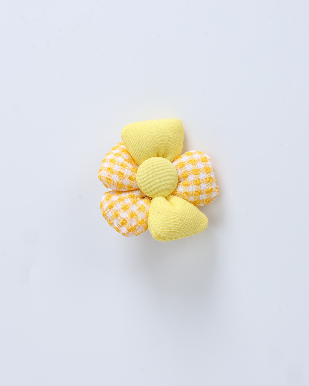 Yellow Flower Hair Clip - 12 Inches