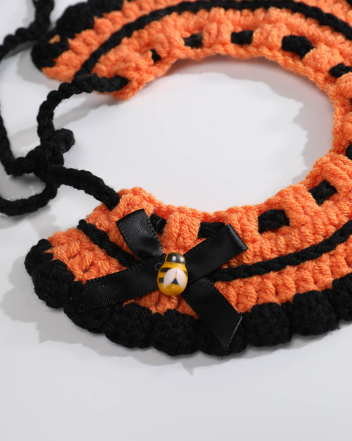 Halloween Pumpkin Lace Neck Warmer - 12 Inches
