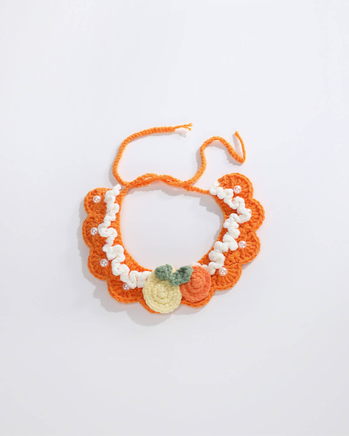 Knit Pumpkin Patch Neck Warmer - 12 Inches
