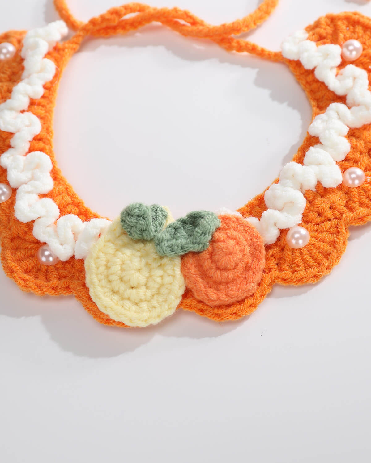 Knit Pumpkin Patch Neck Warmer - 12 Inches