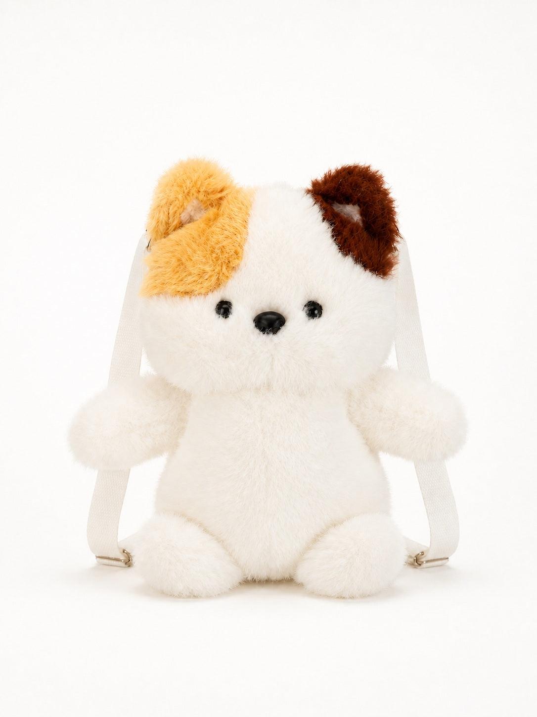 TeddyHuggy®Running Plush Calico Cat Backpack