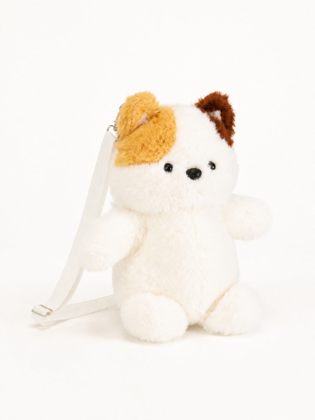 TeddyHuggy®Running Plush Calico Cat Backpack