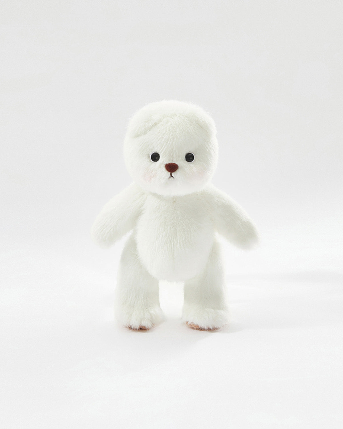 White Short Hair Mini Bear