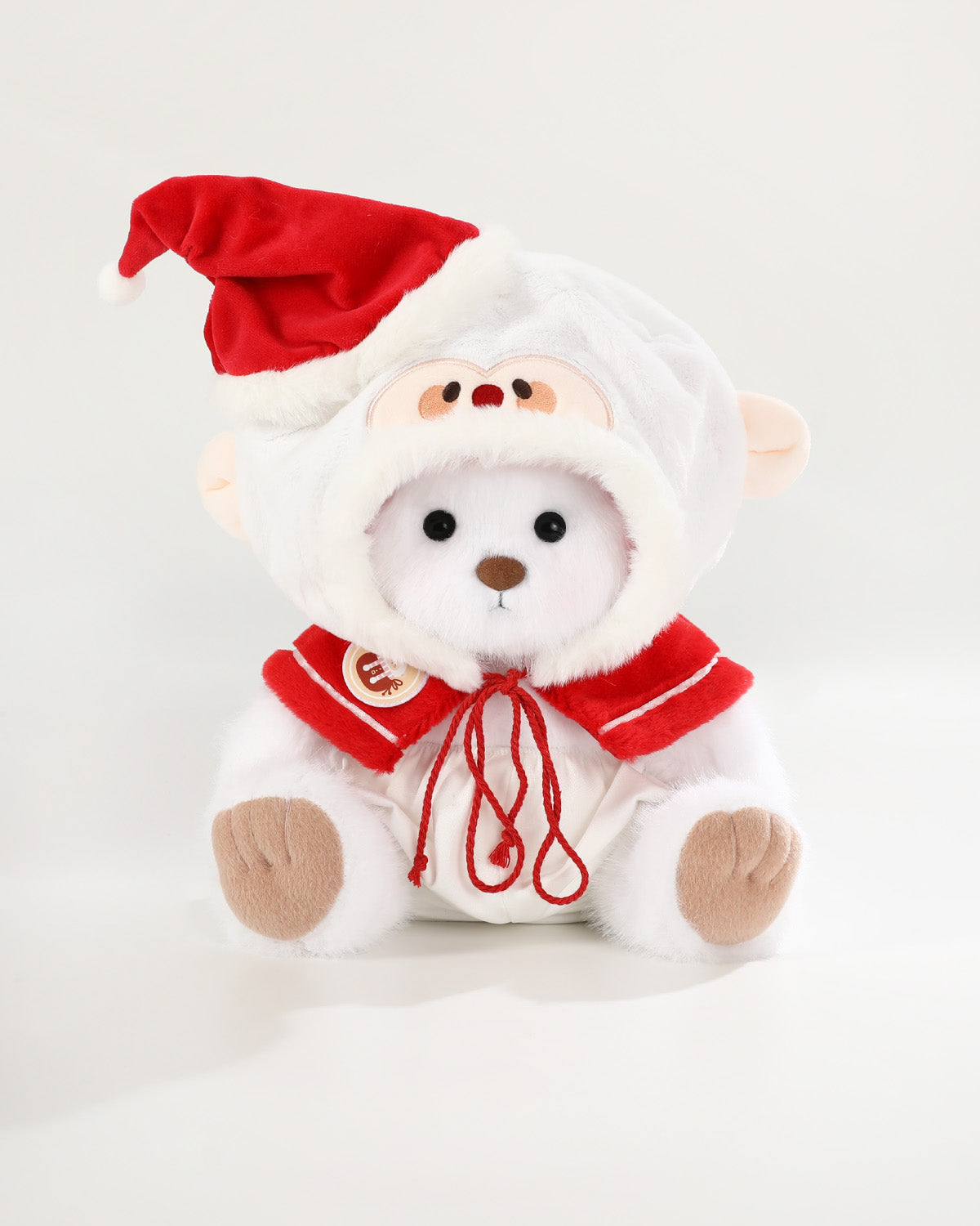 Teddy Bear & Christmas Santa Claus Cape - 12 Inches