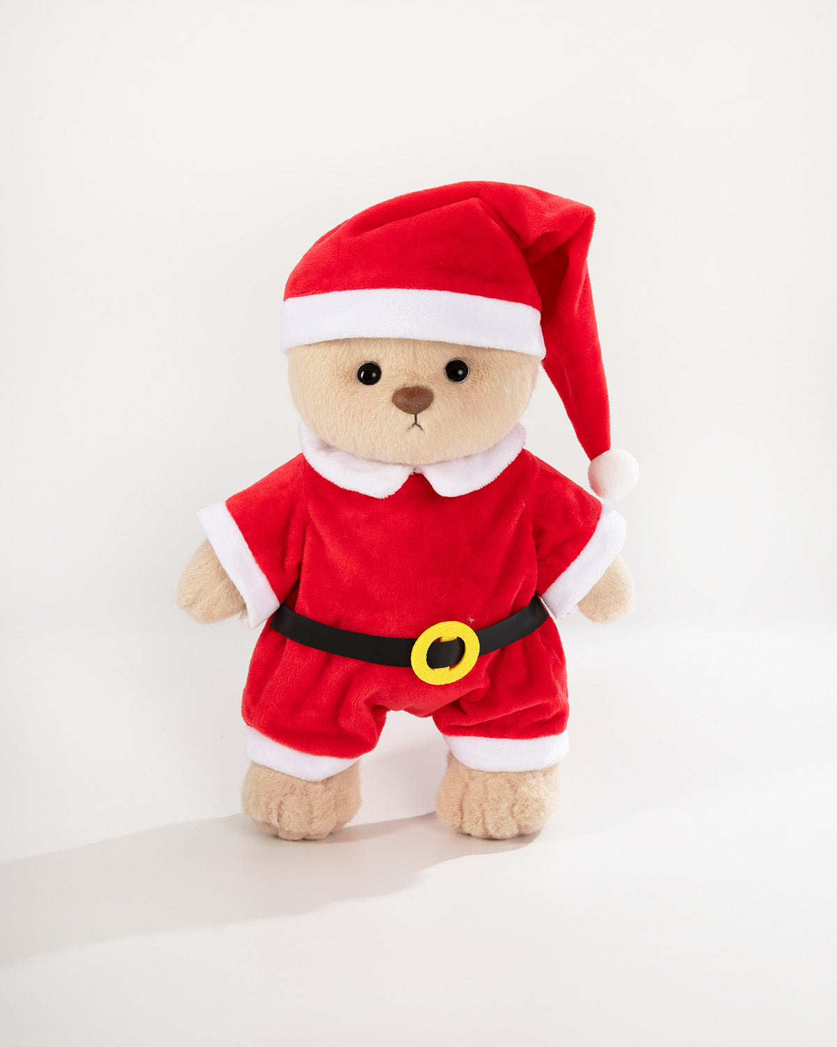 Teddy Bear & Christmas Santa Claus Jumpsuit - 12 Inch