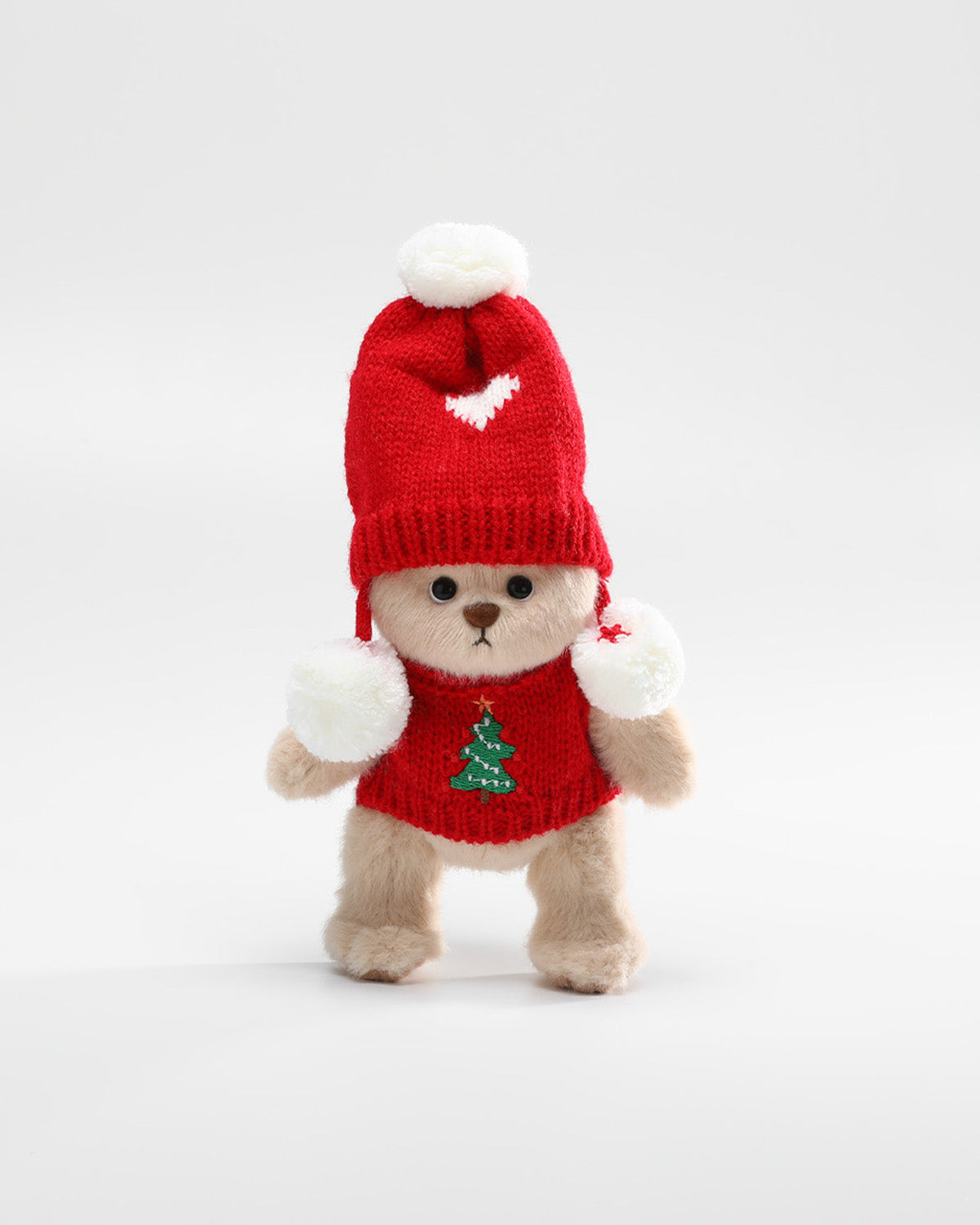 Teddy Bear & Christmas Tree Vest Set - 6 Inches
