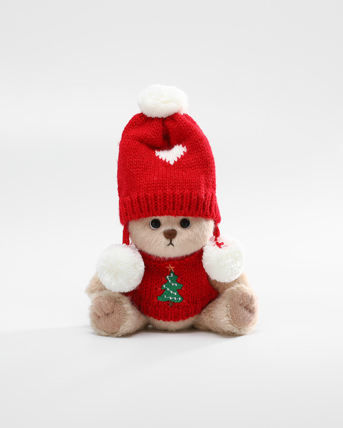 Teddy Bear & Christmas Tree Vest Set - 6 Inches