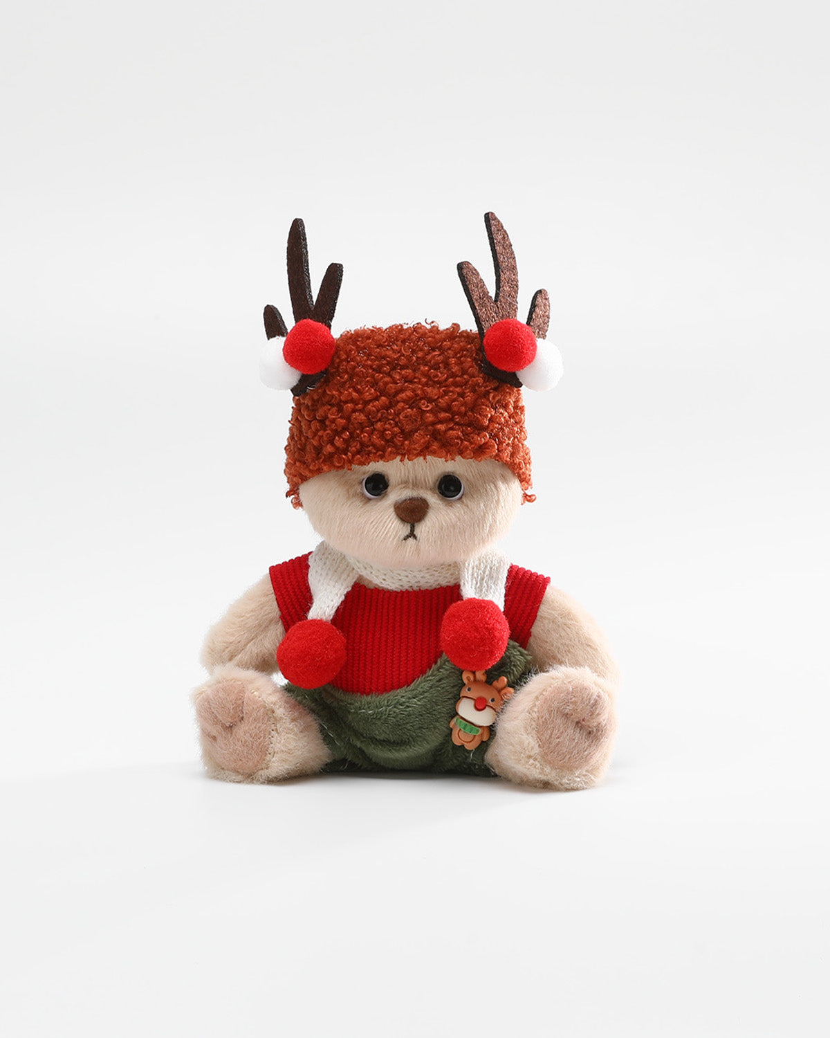 Teddy Bear & Christmas Casual Reindeer Set - 6 Inches