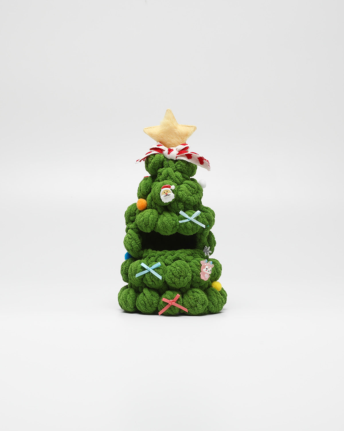 Christmas Handmade Green Tree Hood - 6 Inches