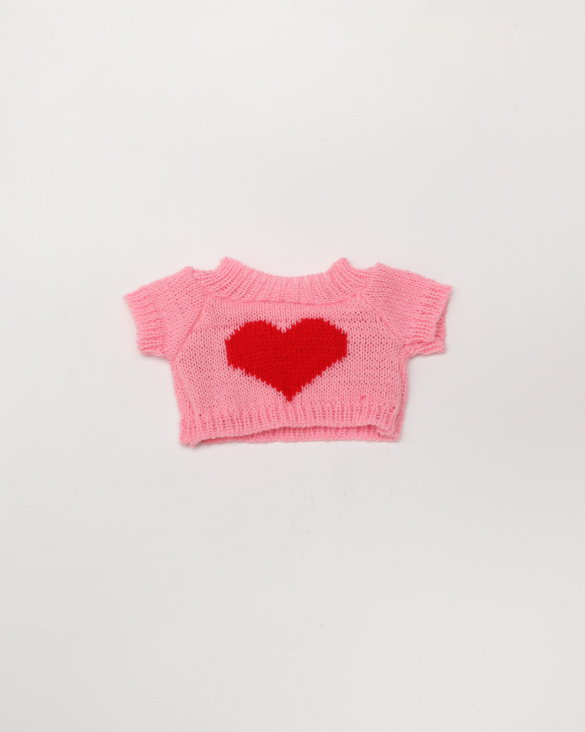 Pink Heart Sweater - 12 Inches