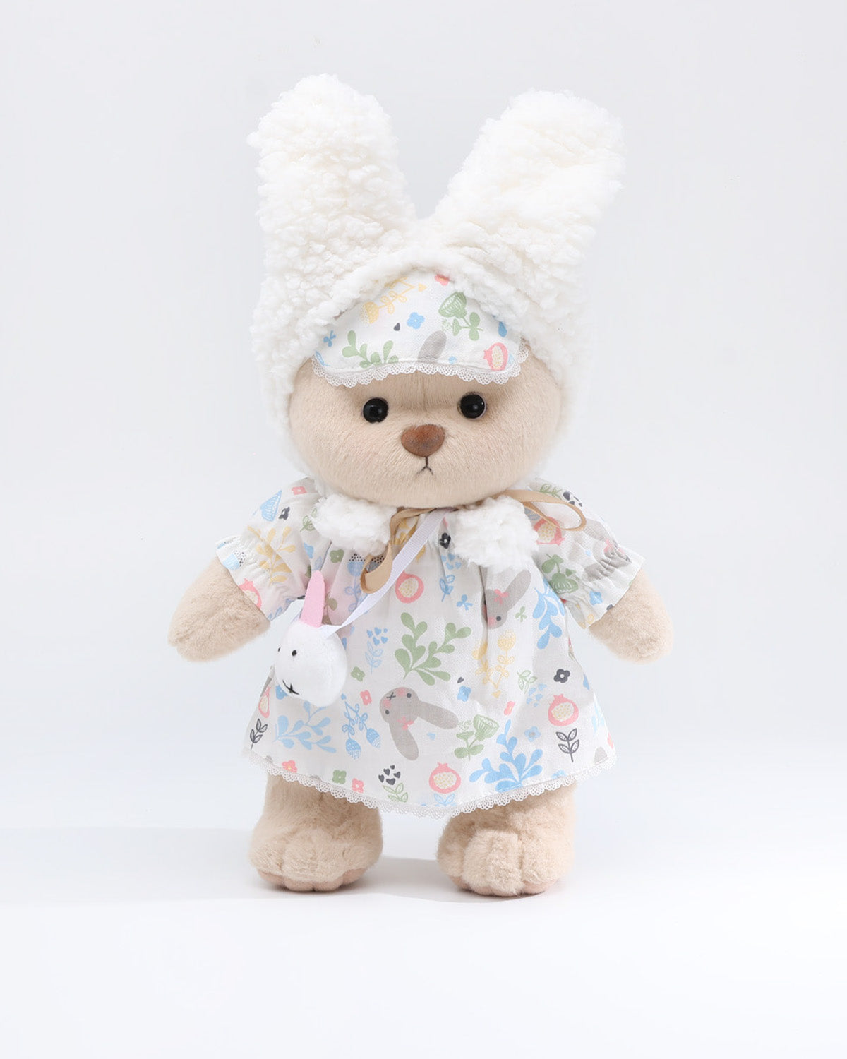 (Easter New In) Teddy Bear & Dreamy Bunny Dress Set - 12 Inches