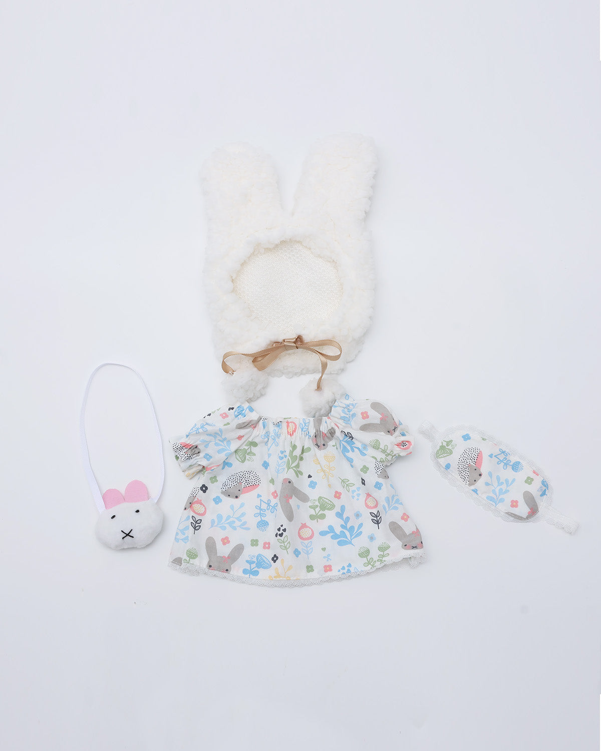 (Easter New In) Dreamy Bunny Dress Set - 12 Inches