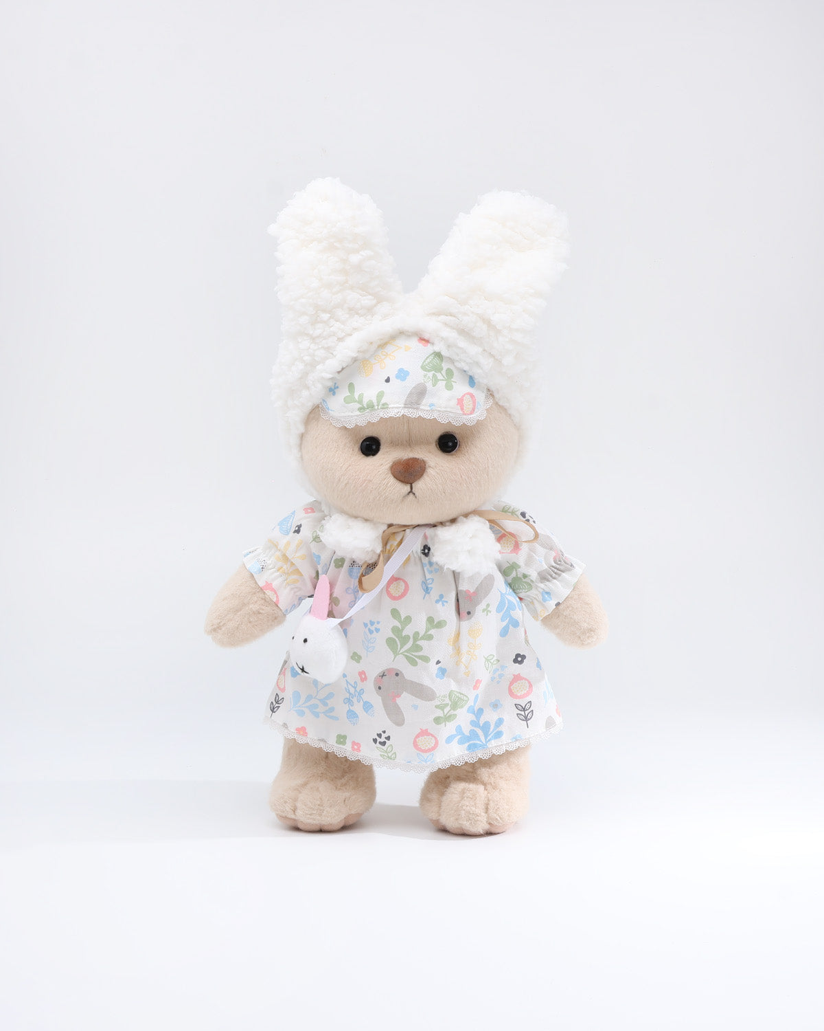 (Easter New In) Teddy Bear & Dreamy Bunny Dress Set - 12 Inches