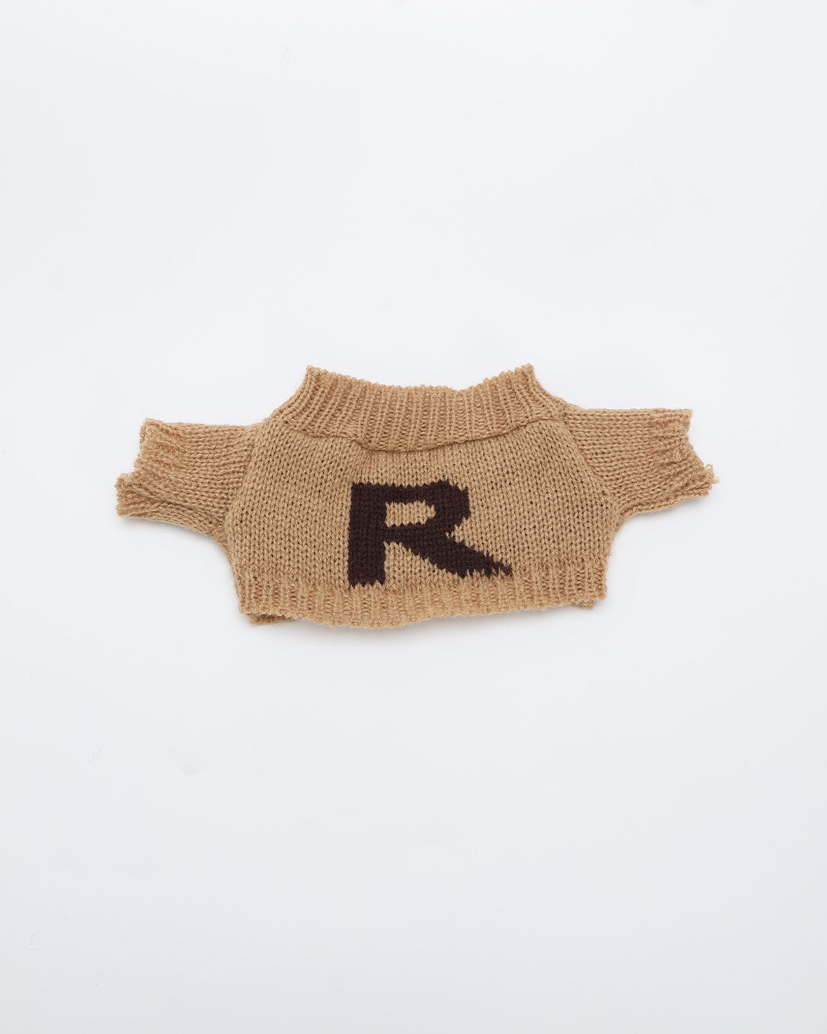 Brown Yellow Letter R Sweater - 12 Inches
