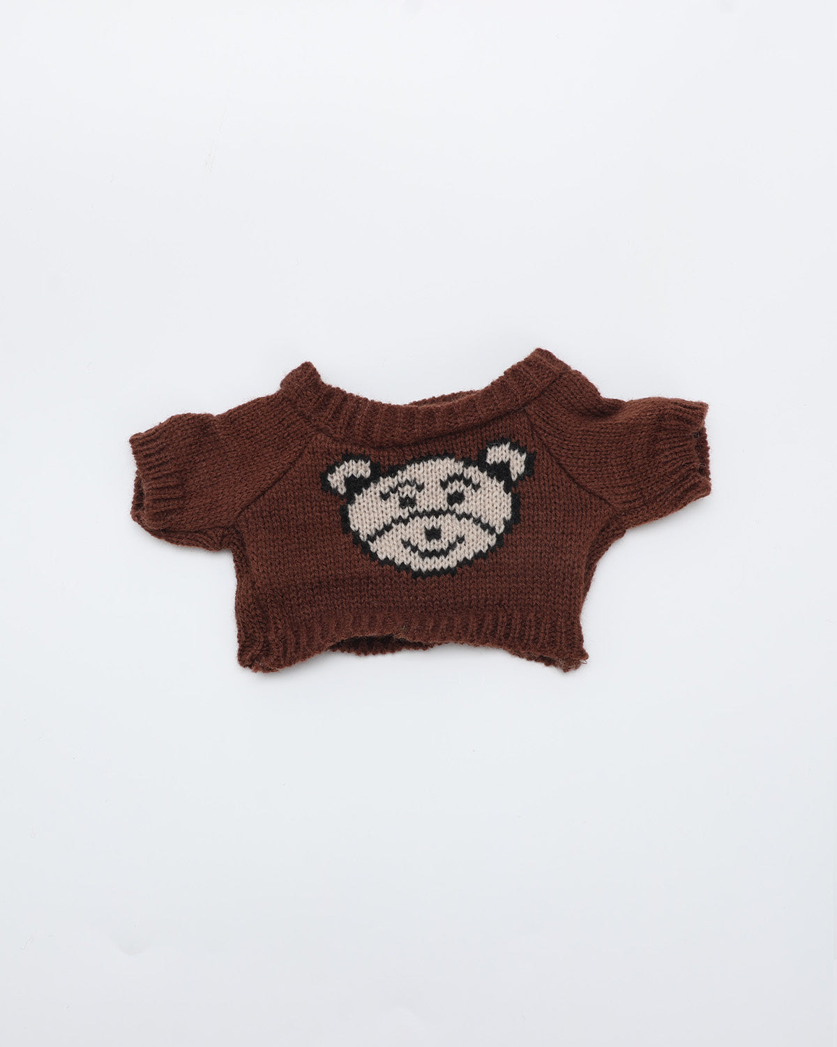 Dark Brown Bear Sweater - 12 Inches