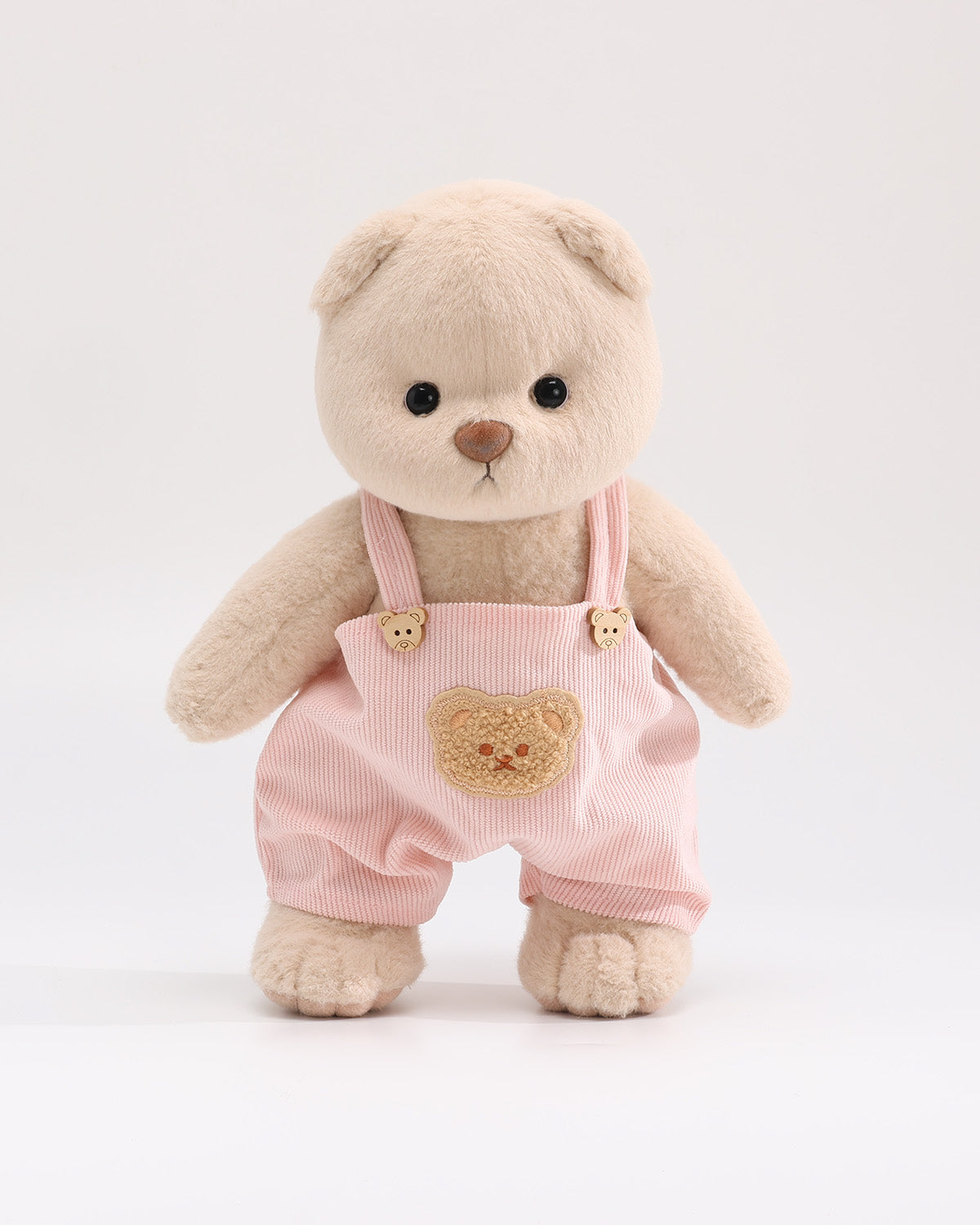 Teddy Bear & Pink Bear Overalls - 12 Inches