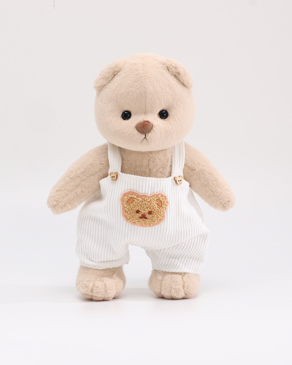 Teddy Bear & White Bear Overalls - 12 Inches