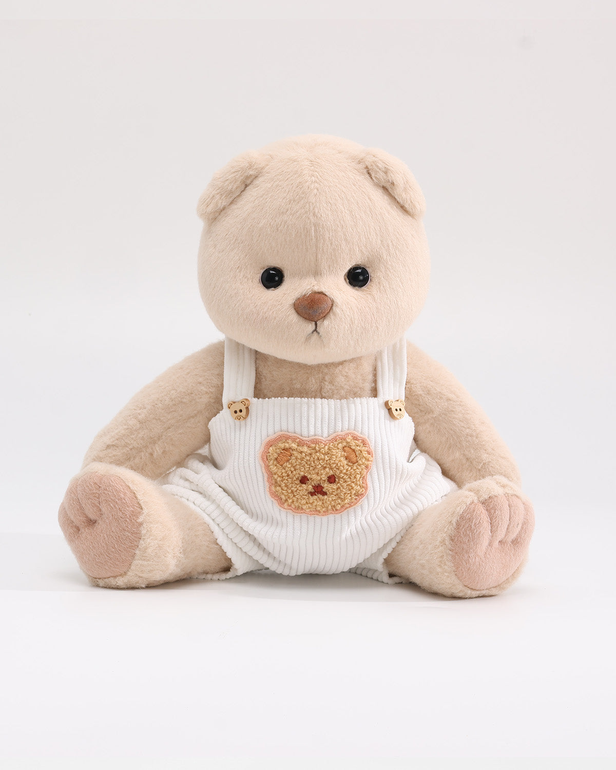 Teddy Bear & White Bear Overalls - 12 Inches