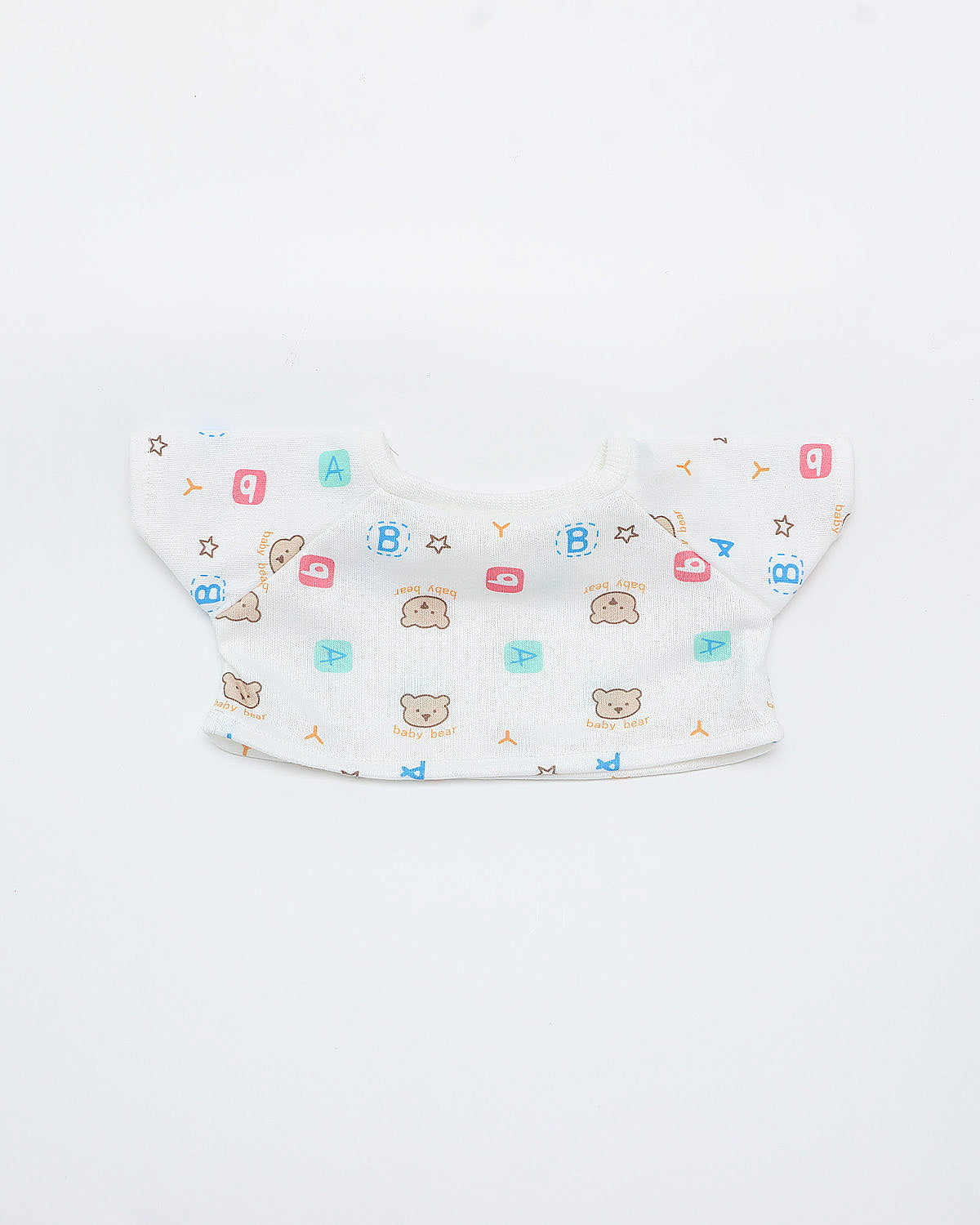 White AB Bear T-Shirt - 12 Inches