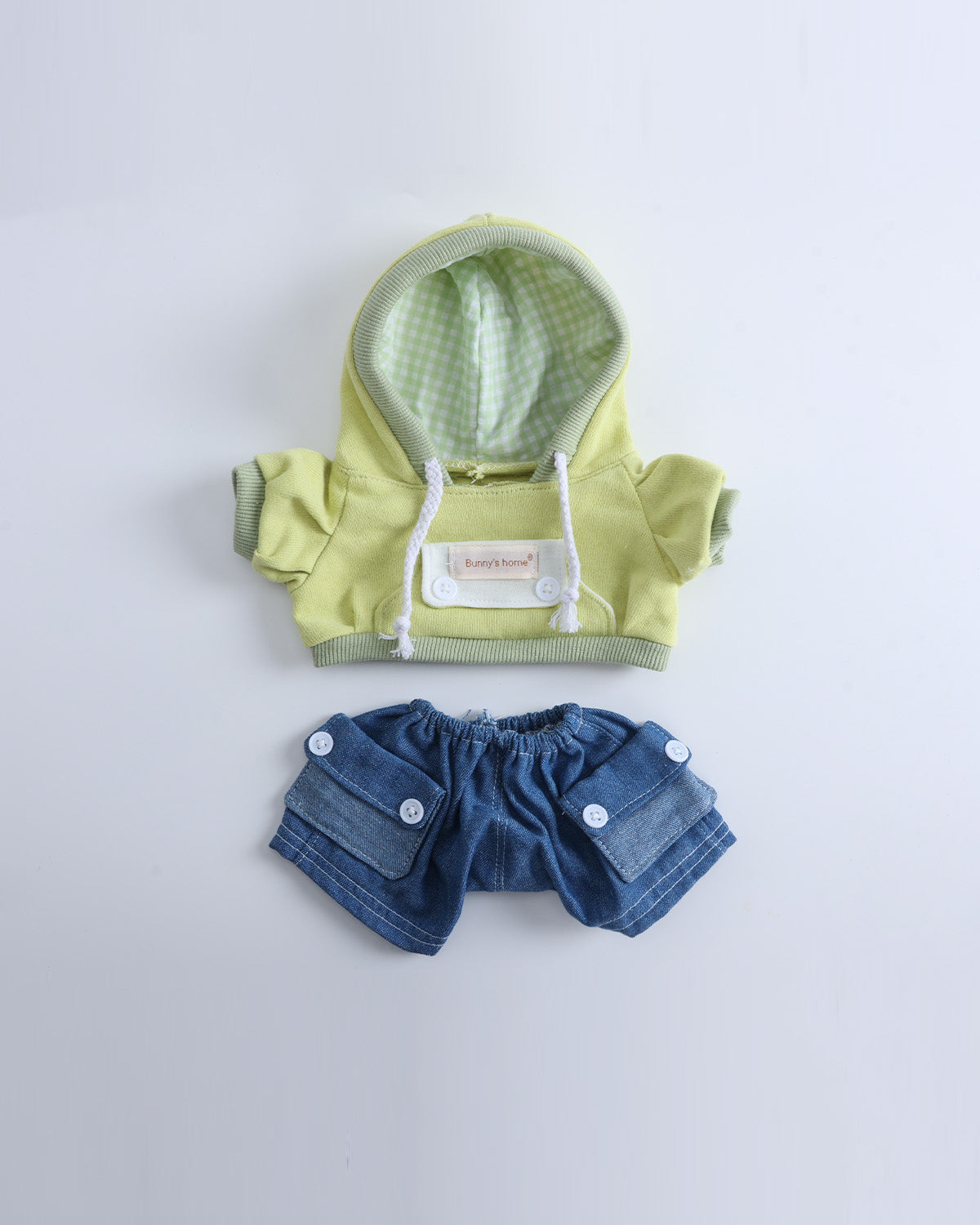 Green Spring Outing Hoodie Set of 2 - 12 Inches