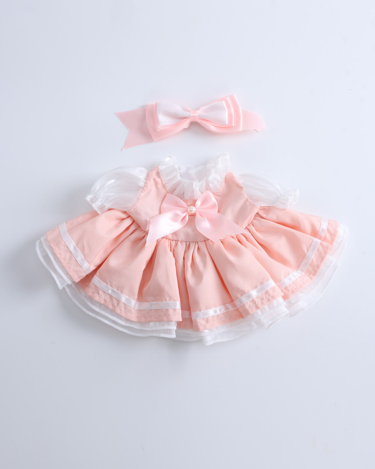 Pink Sakura Bow Dress Set of 2 - 12 Inches