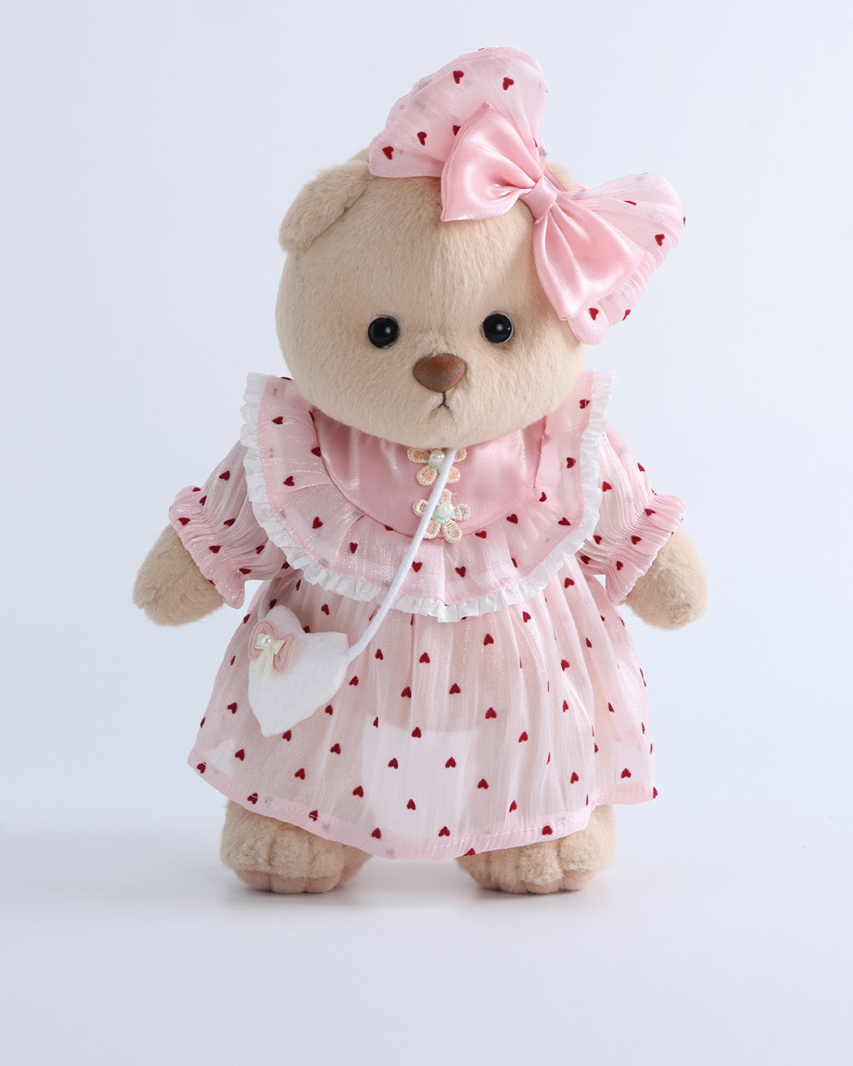 pink teddy dress The Best Teddy Bear With Pink Dress Doll Cos Stuffed Bears Toy Christmas Gifts for Her / Girlfriend Mom Kids