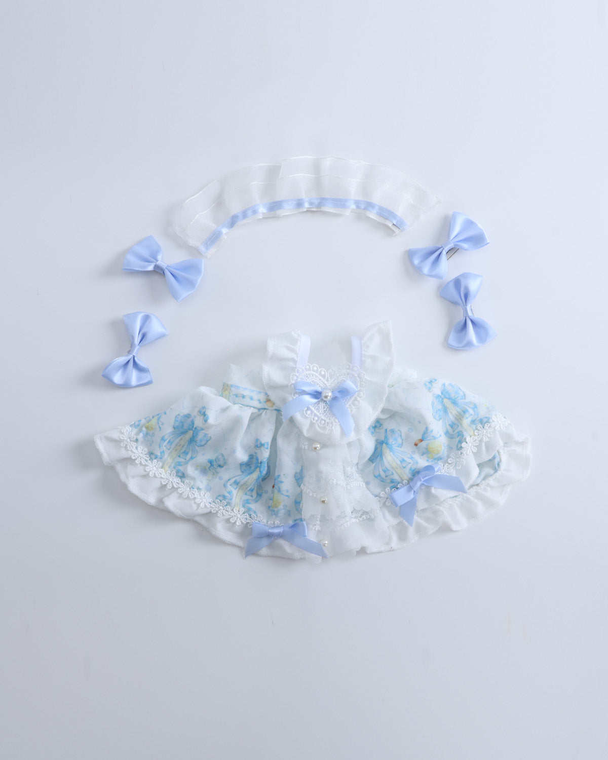 The Little Mermaid Dress Set of 6 - 12 Inches