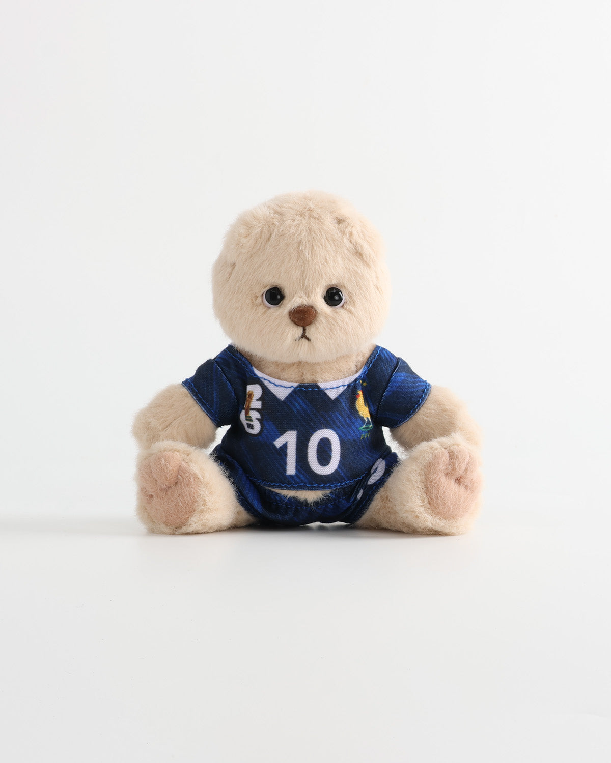 Teddy Bear & Dark Blue Number 10 Soccer Jersey Set of 2 - 6 Inches