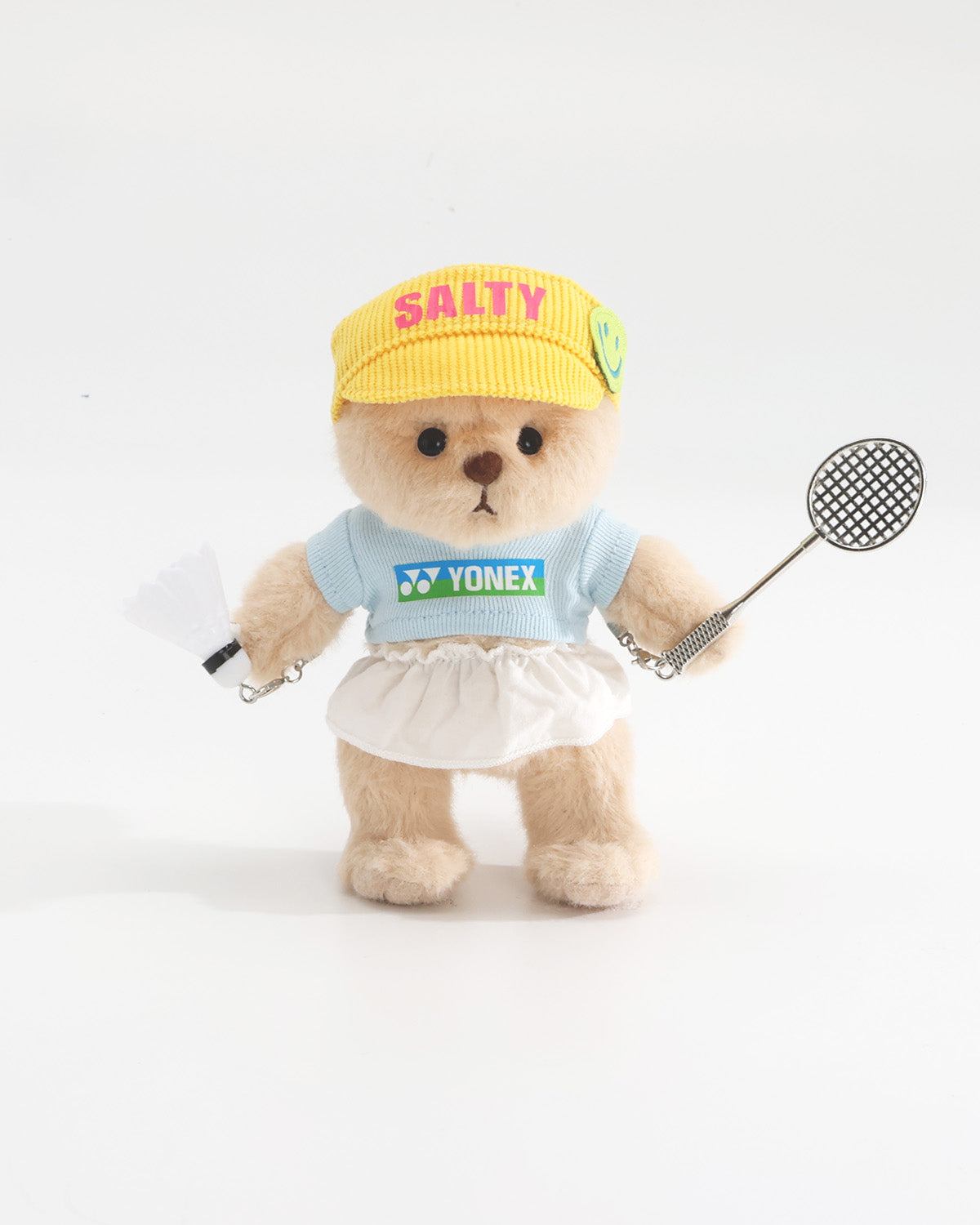 Teddy Bear & Blue - White Badminton Suit Set of 4 - 6 Inches