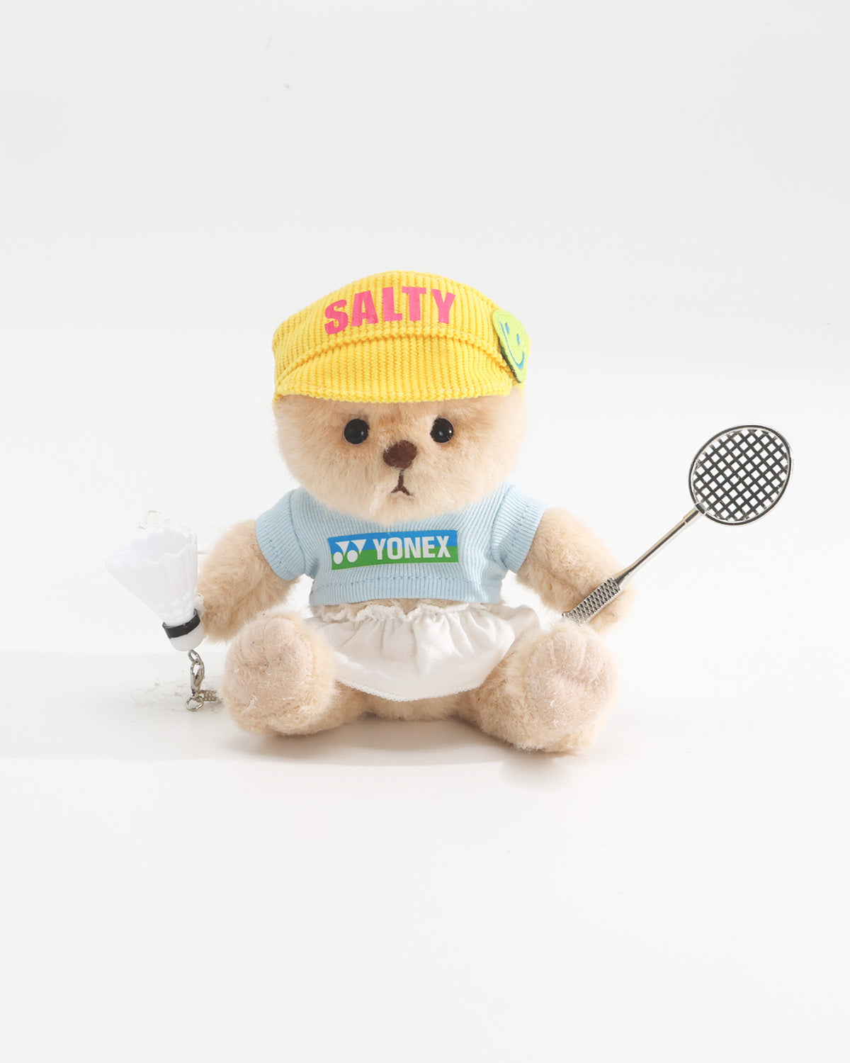 Teddy Bear & Blue - White Badminton Suit Set of 4 - 6 Inches